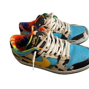 NIKE SB BEN AND JERRYS CHUNKY DUNKY SHOES.